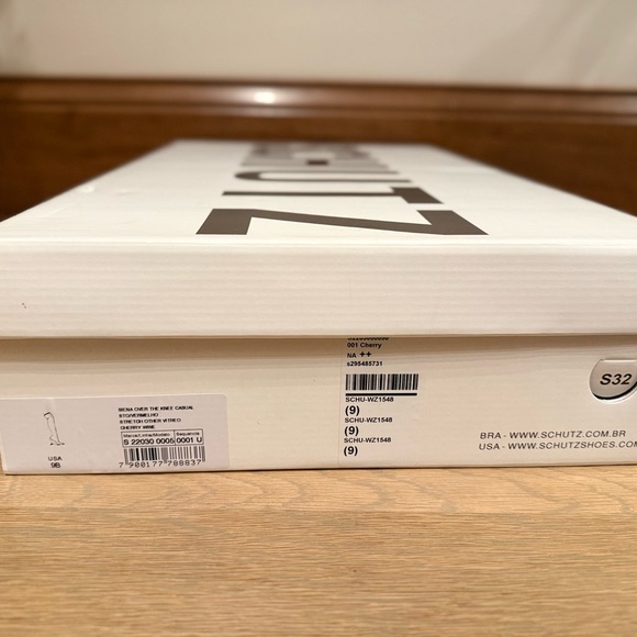 Sienna Over The Knee Cherry Wine Schutz Boots - Picture 7 of 13